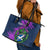 Custom Scotland Rugby Leather Tote Bag 2024 Six Nations Go Scottish Thistle - Wonder Print Shop