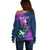 Custom Scotland Rugby Off Shoulder Sweater 2024 Six Nations Go Scottish Thistle - Wonder Print Shop