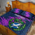 Custom Scotland Rugby Quilt Bed Set 2024 Six Nations Go Scottish Thistle