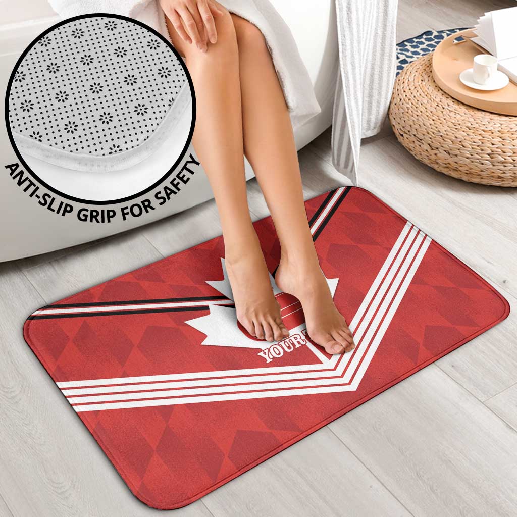 Personalized Canada Curling Bathroom Set Maple Leaf Red Version - Wonder Print Shop