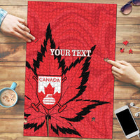 Custom Canada Curling Puzzle Go Maple Leaf Marble Style - Wonder Print Shop