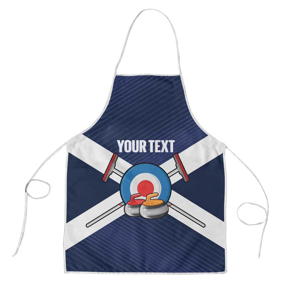 Personalized Scotland Curling Apron Go Scottish Flag Style - Wonder Print Shop