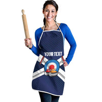 Personalized Scotland Curling Apron Go Scottish Flag Style - Wonder Print Shop