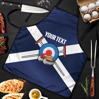 Personalized Scotland Curling Apron Go Scottish Flag Style - Wonder Print Shop