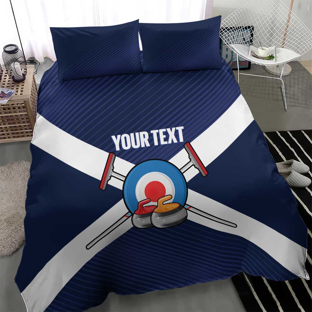 Personalized Scotland Curling Bedding Set Go Scottish Flag Style - Wonder Print Shop