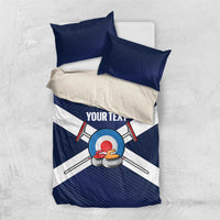 Personalized Scotland Curling Bedding Set Go Scottish Flag Style - Wonder Print Shop