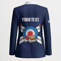 Personalized Scotland Curling Blazer Go Scottish Flag Style - Wonder Print Shop