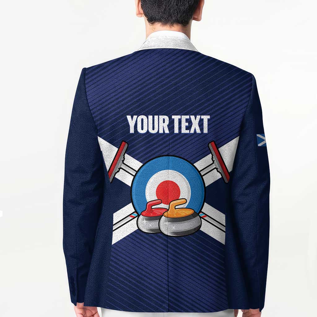Personalized Scotland Curling Blazer Go Scottish Flag Style - Wonder Print Shop