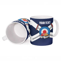 Personalized Scotland Curling Ceramic Mug Go Scottish Flag Style - Wonder Print Shop