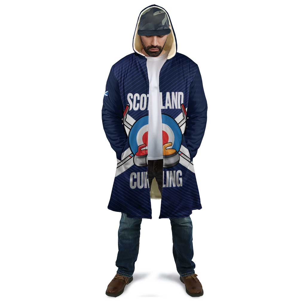Personalized Scotland Curling Cloak Go Scottish Flag Style - Wonder Print Shop