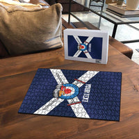 Personalized Scotland Curling Puzzle Go Scottish Flag Style - Wonder Print Shop