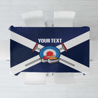 Personalized Scotland Curling Tablecloth Go Scottish Flag Style - Wonder Print Shop