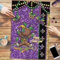 Voodoo Doll Mardi Gras Puzzle Throw Me Something Mister Glitter Effect