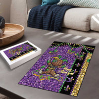 Voodoo Doll Mardi Gras Puzzle Throw Me Something Mister Glitter Effect