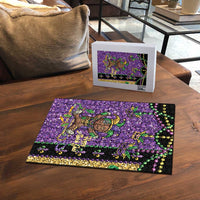 Voodoo Doll Mardi Gras Puzzle Throw Me Something Mister Glitter Effect