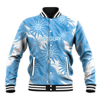 Uruguay 2026 Football Custom Baseball Jacket Vamos La Celeste Sol de Mayo Style