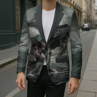 Bigfoot Loch Ness Monster UFO Believe Personalized Blazer World Cryptids Gothic Style