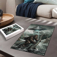 Bigfoot Loch Ness Monster UFO Believe Personalized Puzzle World Cryptids Gothic Style