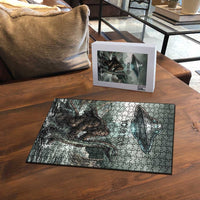 Bigfoot Loch Ness Monster UFO Believe Personalized Puzzle World Cryptids Gothic Style