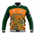 Australia Rugby Baseball Jacket 2023 Go Wallabies Aboriginal World Cup - Wonder Print Shop