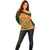 Australia Rugby Off Shoulder Sweater 2023 Go Wallabies Aboriginal World Cup - Wonder Print Shop