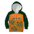 Personalised Australia Rugby Kid Hoodie 2023 Go Wallabies Aboriginal World Cup - Wonder Print Shop