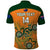 Personalised Australia Rugby Polo Shirt 2023 Go Wallabies Aboriginal World Cup - Wonder Print Shop