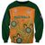 Personalised Australia Rugby Sweatshirt 2023 Go Wallabies Aboriginal World Cup - Wonder Print Shop