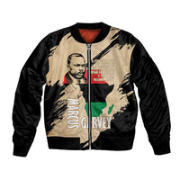 Marcus Garvey Day Bomber Jacket UNIA Flag Mix African Map - Wonder Print Shop