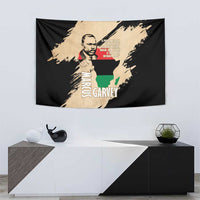 Marcus Garvey Day Tapestry UNIA Flag Mix African Map - Wonder Print Shop