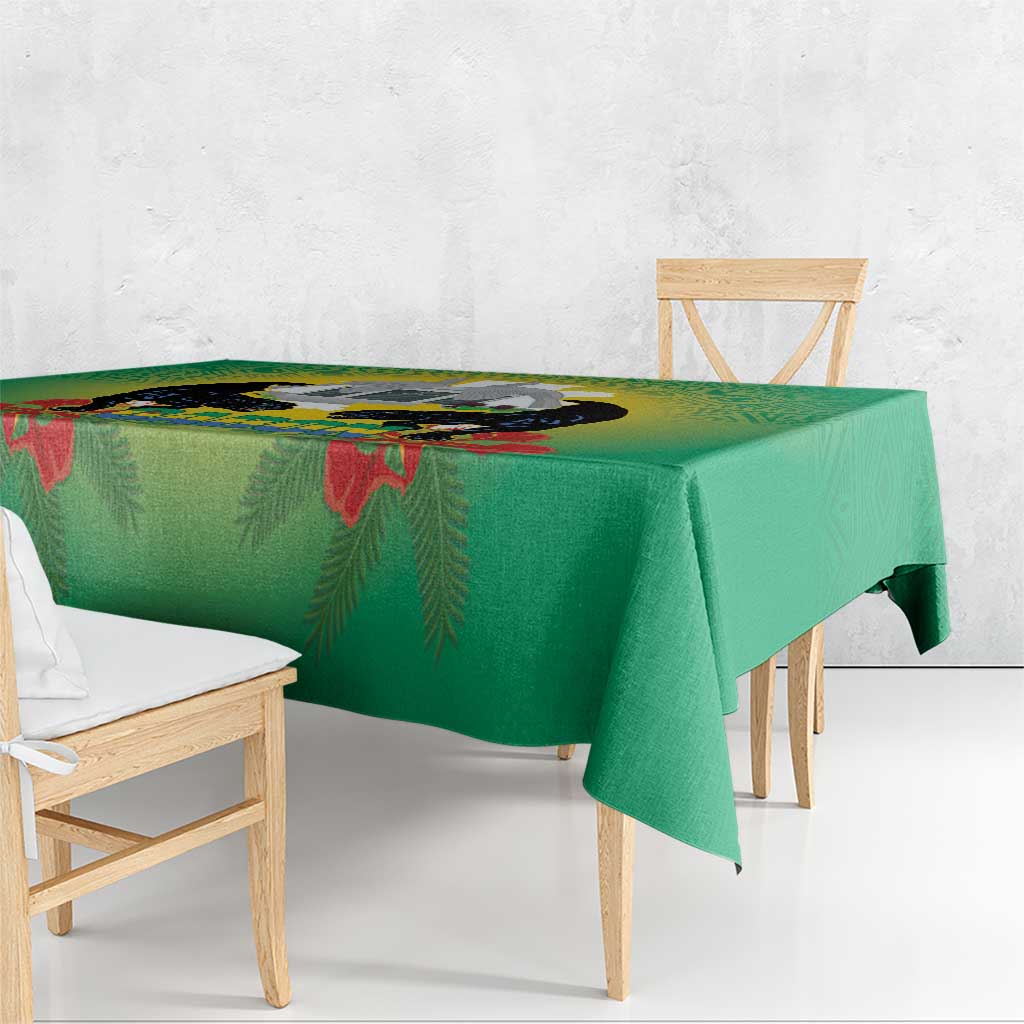 Gabon Independence Day Tablecloth Memorial Leon Mba Monument - Wonder Print Shop