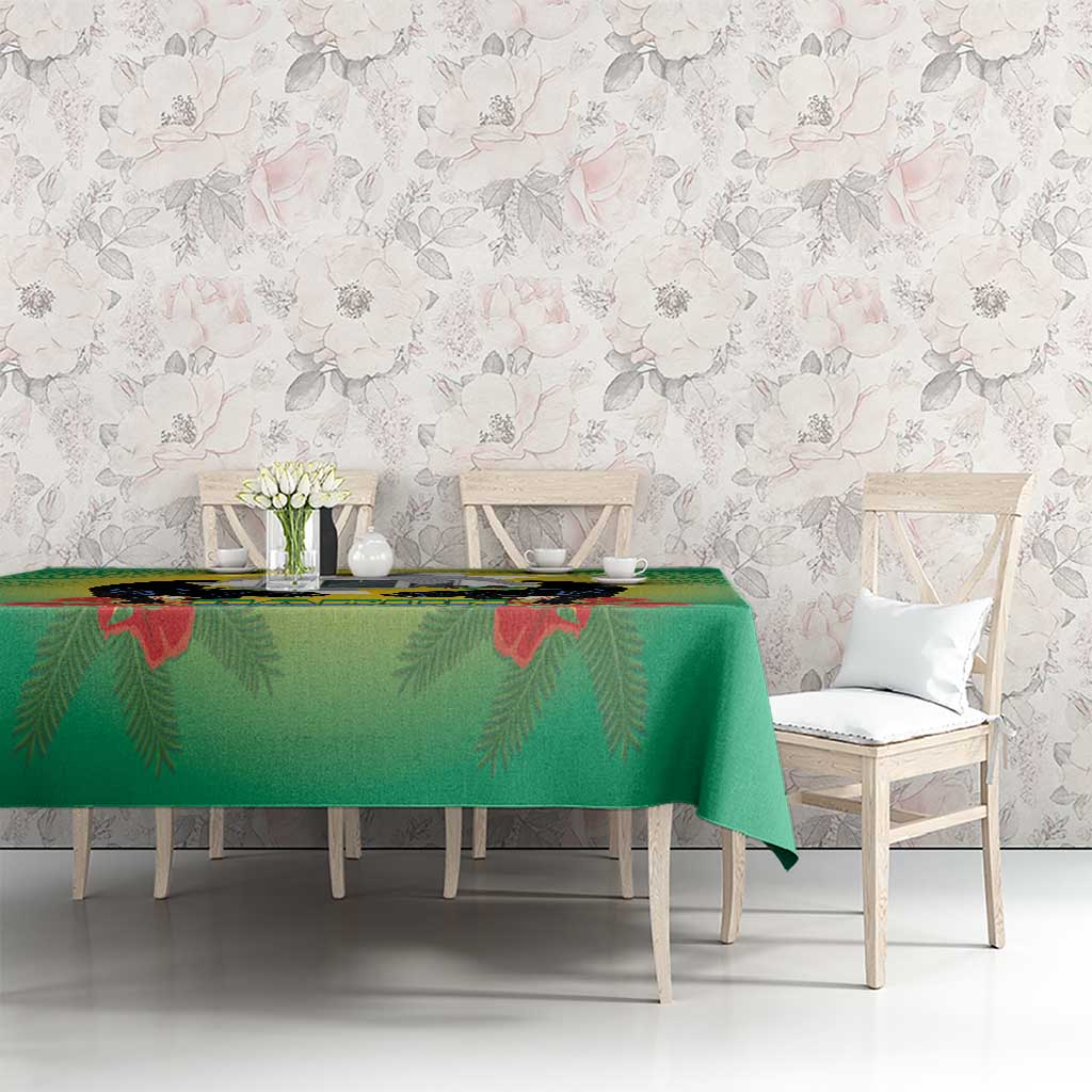 Gabon Independence Day Tablecloth Memorial Leon Mba Monument - Wonder Print Shop
