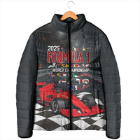 Racing Car 2025 Padded Jacket GP Circuits Born To Speed - Wonder Print Shop