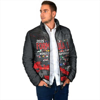 Racing Car 2025 Padded Jacket GP Circuits Born To Speed - Wonder Print Shop