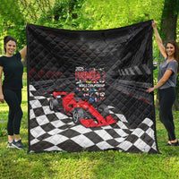 Racing Car 2025 Quilt GP Circuits Born To Speed - Wonder Print Shop