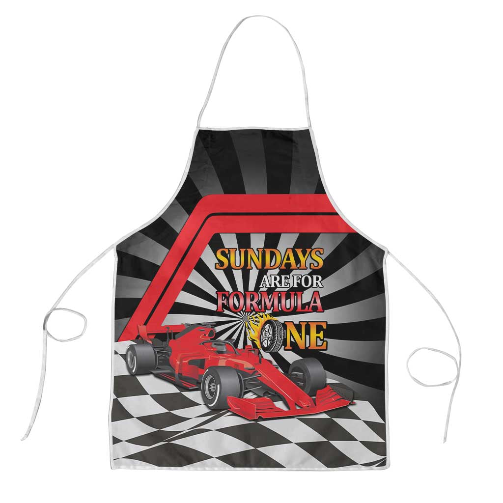 Sundays Are For Formula Racing Apron - Wonder Print Shop