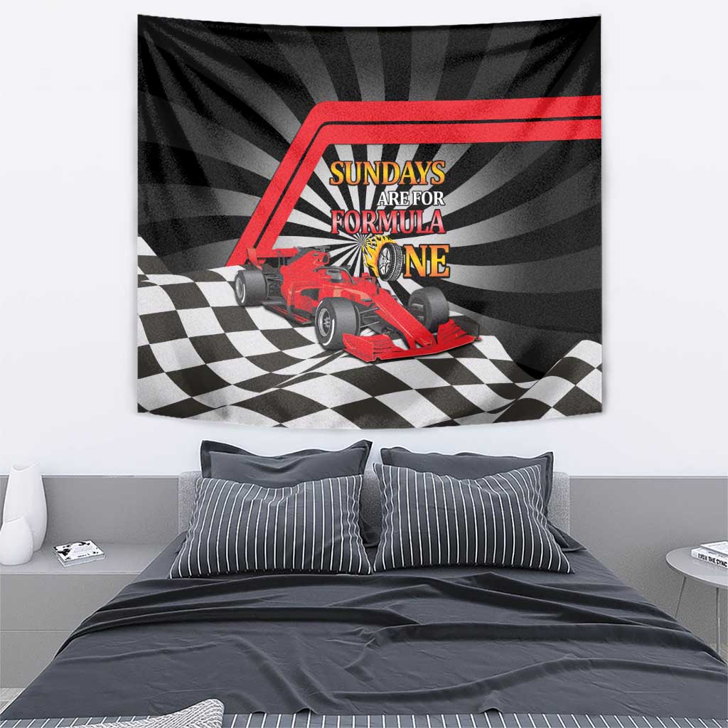 Sundays Are For Formula Racing Tapestry - Wonder Print Shop
