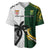 South Africa And Fiji Rugby Baseball Jersey 2023 World Cup Fijian Tapa With Kente Pattern - Wonder Print Shop