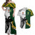 South Africa And Fiji Rugby Couples Matching Off Shoulder Maxi Dress and Hawaiian Shirt 2023 World Cup Fijian Tapa With Kente Pattern - Wonder Print Shop