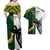 South Africa And Fiji Rugby Couples Matching Off Shoulder Maxi Dress and Hawaiian Shirt 2023 World Cup Fijian Tapa With Kente Pattern - Wonder Print Shop