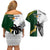 South Africa And Fiji Rugby Couples Matching Off Shoulder Short Dress and Hawaiian Shirt 2023 World Cup Fijian Tapa With Kente Pattern - Wonder Print Shop