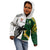 South Africa And Fiji Rugby Kid Hoodie 2023 World Cup Fijian Tapa With Kente Pattern - Wonder Print Shop