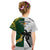 South Africa And Fiji Rugby Kid T Shirt 2023 World Cup Fijian Tapa With Kente Pattern - Wonder Print Shop