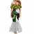 South Africa And Fiji Rugby Mermaid Dress 2023 World Cup Fijian Tapa With Kente Pattern - Wonder Print Shop