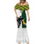 South Africa And Fiji Rugby Mermaid Dress 2023 World Cup Fijian Tapa With Kente Pattern - Wonder Print Shop