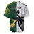 Custom South Africa And Fiji Rugby Baseball Jersey 2023 World Cup Fijian Tapa With Kente Pattern - Wonder Print Shop