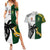 Custom South Africa And Fiji Rugby Couples Matching Summer Maxi Dress and Hawaiian Shirt 2023 World Cup Fijian Tapa With Kente Pattern - Wonder Print Shop