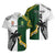 Custom South Africa And Fiji Rugby Hawaiian Shirt 2023 World Cup Fijian Tapa With Kente Pattern - Wonder Print Shop