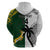 Custom South Africa And Fiji Rugby Hoodie 2023 World Cup Fijian Tapa With Kente Pattern - Wonder Print Shop