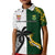 Custom South Africa And Fiji Rugby Kid Polo Shirt 2023 World Cup Fijian Tapa With Kente Pattern - Wonder Print Shop